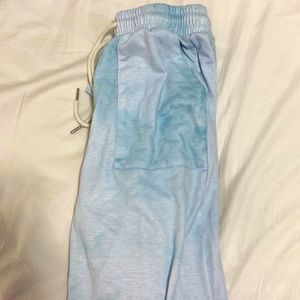 Blue cloud sweatpants